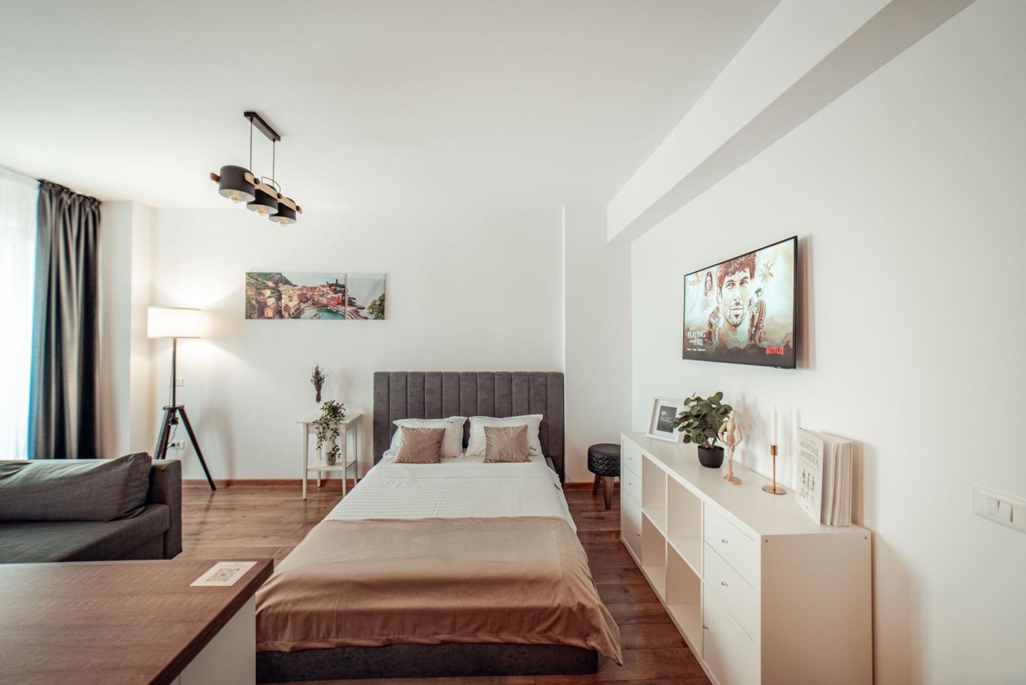 Cozy Studio - Palas Mall Iasi Apartment Luaran gambar