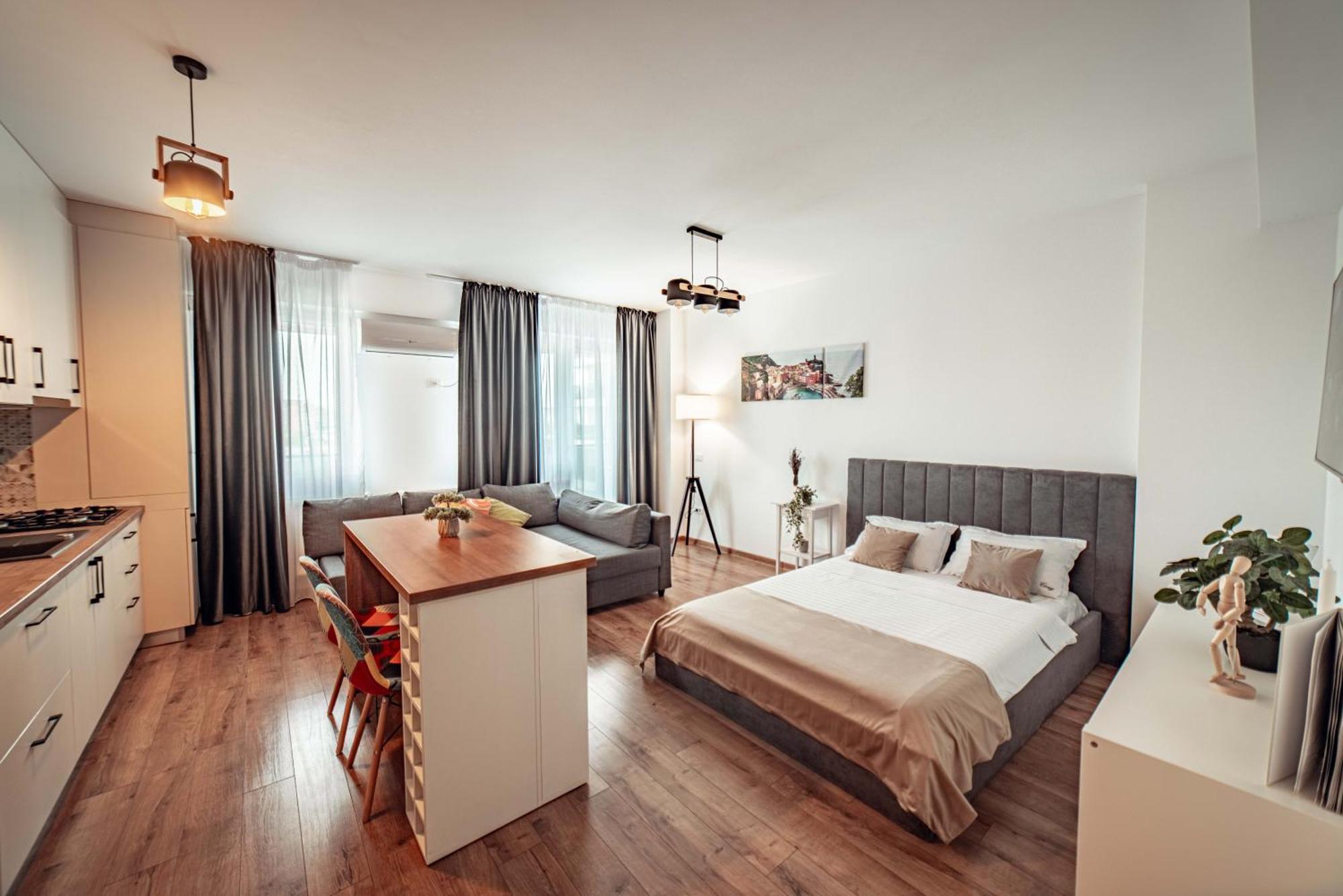 Cozy Studio - Palas Mall Iasi Apartment Luaran gambar