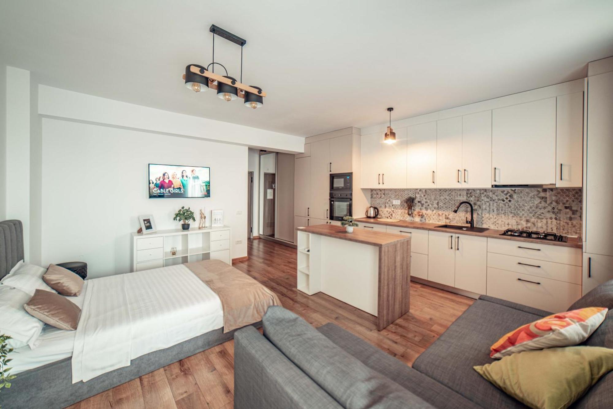 Cozy Studio - Palas Mall Iasi Apartment Luaran gambar